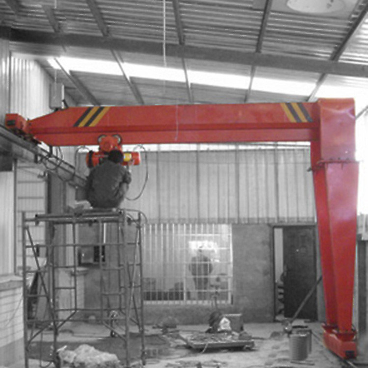 Semi Gantry Crane Electric hoist 10ton Half 4 Meters High