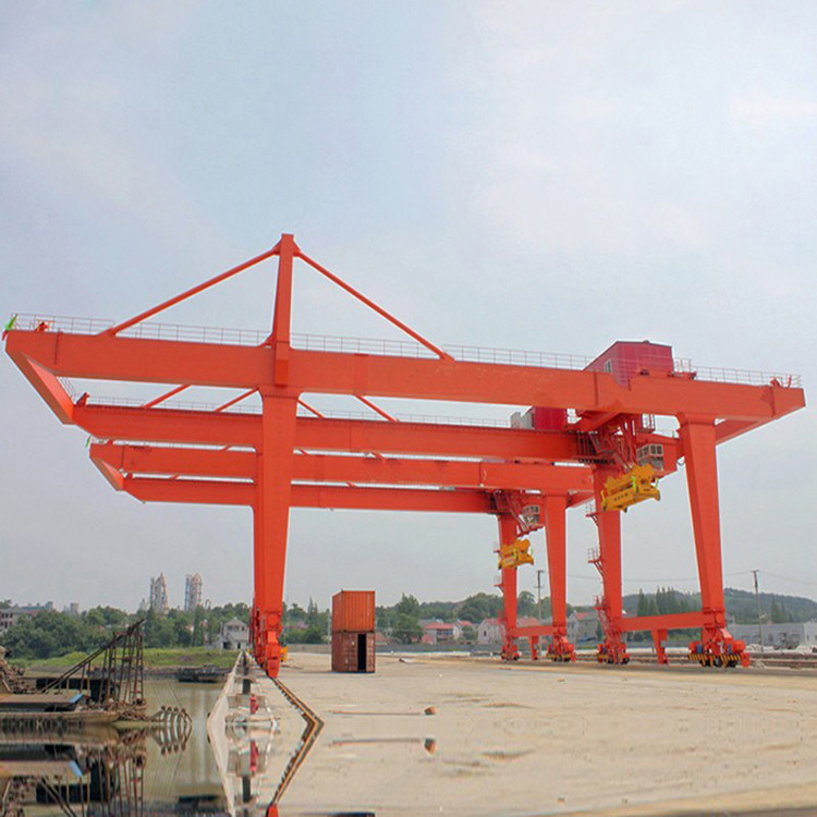 Rail Mounted Cantilever Gantry Crane Double Girder Mobile Electric Hoist