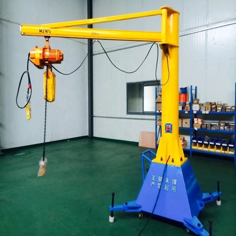 Column Console Electric Jib Crane Customized Pillar Hoist Mini Jib Crane