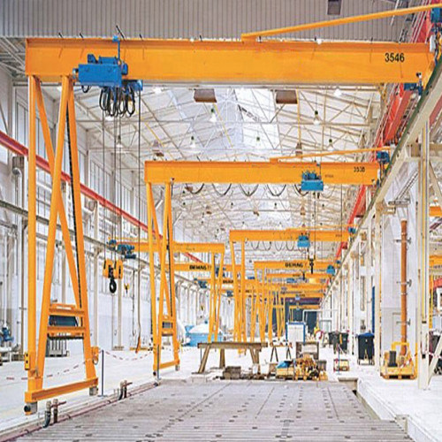 BMH Type Semi Single Girder Gantry Crane With Electric Hoist Indoor Or Outdoor