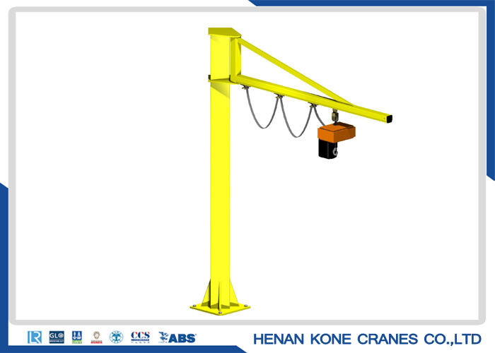 270 Degree Rotation Electric Jib Crane , Lightweight Cantilever Jib Crane