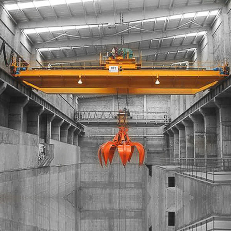 Custom Garage Bridge Crane 20 Ton For Scrap Meter Warehouse Steel Making