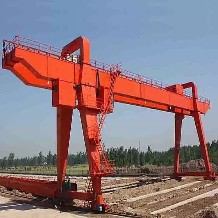 Large Double Girder Gantry Crane / Industrial Shipbuilding Mobile