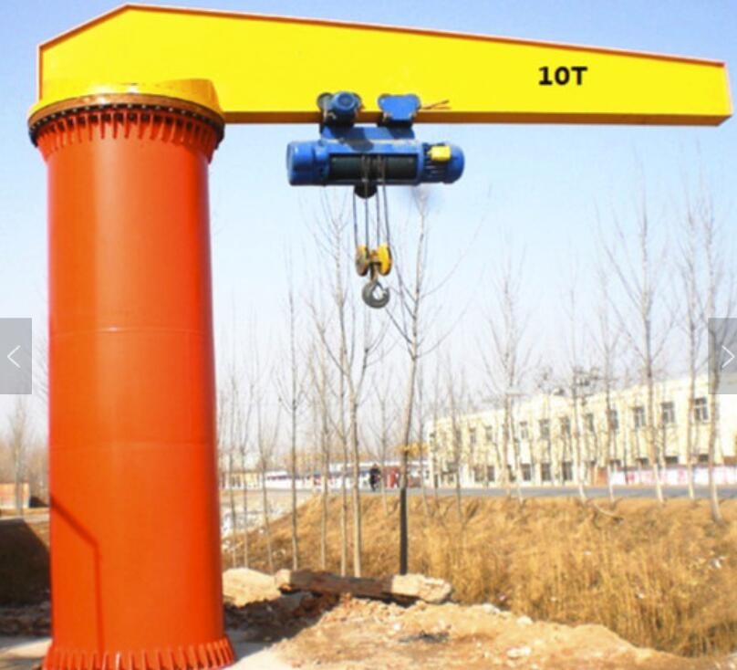 Industrial Folding Jib Crane 50 Ton Loading Capacity 270 Degree Rotating