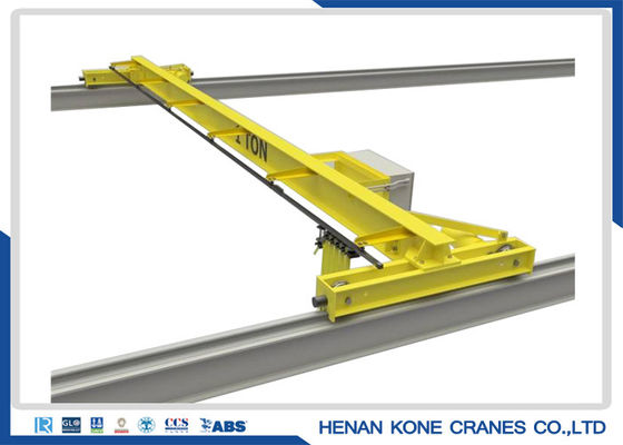 Yellow 380V 20 Ton Double Girder Overhead Crane
