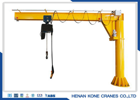 Large Span 5 Ton Electric Jib Crane 360 Degree Rotation